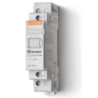 FINDER - Relé auxiliar modular SERIE 22, montaje carril 35mm, 1NA, 20A, AgSnO2, 24V DC