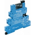 FINDER - Interfaz modula relé MasterPLUS SERIE 39, 1NA, 24V DC sensible, fusible de salida opcional, 6A 24V DC, borne de jaula