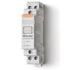 FINDER - Relé auxiliar modular SERIE 22, montaje carril 35mm, 1NA + 1NC, 20A, AgSnO2, 230V AC