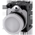 SIEMENS - Lámpara señalización blanco lente lisa led 110V tornillo