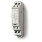 FINDER - Contactor modular SERIE 22, 2NA, 25A AgNi, 24V AC/DC, indicador mecánico + LED