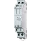 FINDER - Contactor modular SERIE 22, 1NA+1NC 25A AgSnO2, 24V AC/DC, indicador mecánico + LED