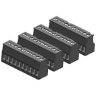 SIEMENS - Repuesto de bloque de bornes E/S estañados diseño push-in para CPU 1217C lado de entradas 4 unidades con 10 pines cada uno