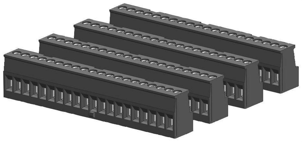 SIEMENS - SIMATIC S7-1200, REPUESTO DE BLOQUES DE BORNES E/S ESTAÑADOS,  CODIFICACIÓN A LA DERECHA,  CPU 1214C