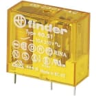 FINDER - Mini-relé para circuito impreso/enchufable-reticulado 5mm SERIE 40, 1 contacto conmutado, 10A, AgNi, 12V AC