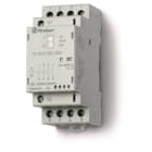 FINDER - Contactor modular SERIE 22, 4NA 25A AgSnO2, 230V AC/DC, selector Auto-On-Off + indicador mecánico + LED