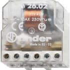 FINDER - Telerruptor electromecánico/desviador 4 secuencias SERIE 26, borne de tornillo, 2NA 10A, 24V AC