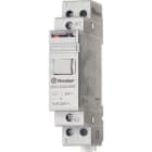 FINDER - Telerruptor modular/ interruptor unipolar 1NA 16A SERIE 20, montaje carril 35mm, 24V DC, contactos AgNi (emb.1u)