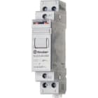 FINDER - Telerruptor modular/ interruptor bipolar 2NA 16A SERIE 20, montaje carril 35mm, 24V DC contactos AgNi (emb.1u)