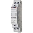FINDER - Telerruptor modular/ interruptor bipolar 2NA 16A SERIE 20, montaje carril 35mm, 24V DC contactos AgSnO2 (emb.1u)