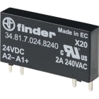 FINDER - Relé de estado sólido para circuito impreso SERIE 34, 1NA 12V, salida 2A, 240V AC