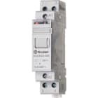 FINDER - Telerruptor modular/desviador bipolar 1NA+1NC 16A SERIE 20, montaje carril 35mm, 24V AC contactos AgNi (emb.1u)