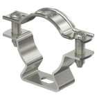 OBO BETTERMANN - Abrazadera con agujero alargado 30-36mm acero inoxidable 14301 A2 14301