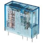 FINDER - Mini-relé para circuito impreso/enchufable-reticulado 5mm SERIE 40, 1 contacto conmutado, 16A, AgNi, 12V AC