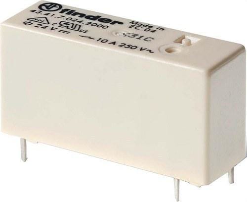 FINDER - Mini-relé para circuito impreso-reticulado 3,2mm SERIE 43, 1 contacto conmutado, AgCdO, 10A, 6V DC sensible
