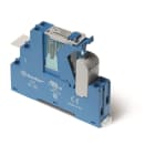 FINDER - INTERFAZ MDR.RL.4C,MONT.CRL.35mm,ZOC.BNE.JAULA,2 CTO.CONMD.8A,AGNI,24V DC,LED
