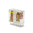 FINDER - Relé para circuito impreso SERIE 50 con contactos de guía forzada, 2 contactos conmutados, 8A, AgNi+Au, 24V DC