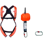 DELTA PLUS - Kit arnés 2 punto+cincha 2,5m+mosquetón talla L