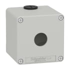 Schneider Electric - Caja vacía con 1 orificio gris