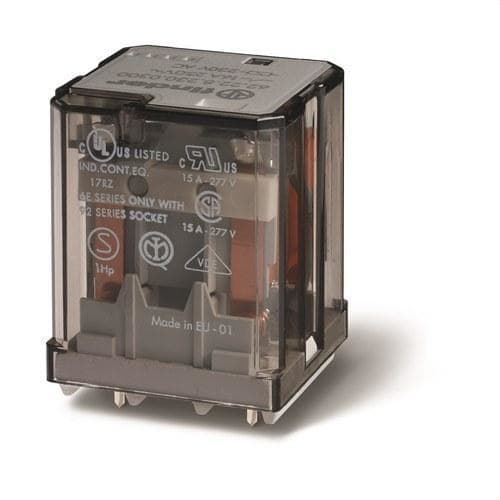 FINDER - Relé de potencia para circuito impreso SERIE 62, 3NA, 16A, AgCdO, 24V DC (emb.1u)