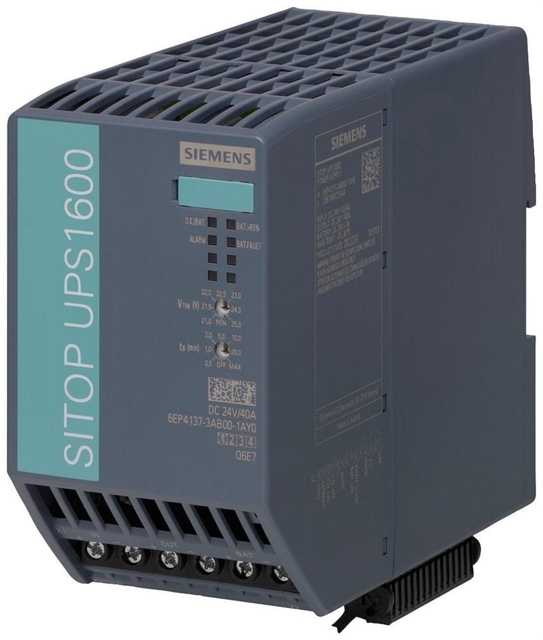 SIEMENS - SITOP UPS1600, MÓDULO SAI DE 40A USB, SISTEMA DE ALIMENTACIÓN ININTERRUMPIDA, CON INTERFAZ USB, ENTR