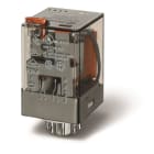 FINDER - RL.INDUST.ENCHBL.ZOC.OCTAL 60,2 CTO.CONMD.10A,AGNI,230V AC,PULS.PBA.+LED+IND.MEC