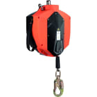 DELTA PLUS - Anticaidas retráctil cable + conector 20m negro naranja