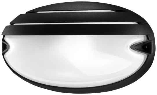 PIL - Aplique CHIP OVALE Parrilla 25 E27 negro