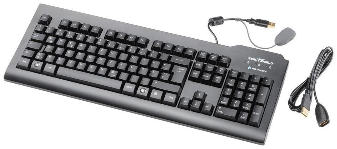 SIEMENS - Teclado USB SIMATIC HMI US TKL-105 conexión USB para dispositivos con conexión correspondiente negro