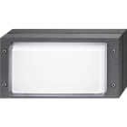 PIL - Aplique exterior BLITZ RING E27 60W gris metálico