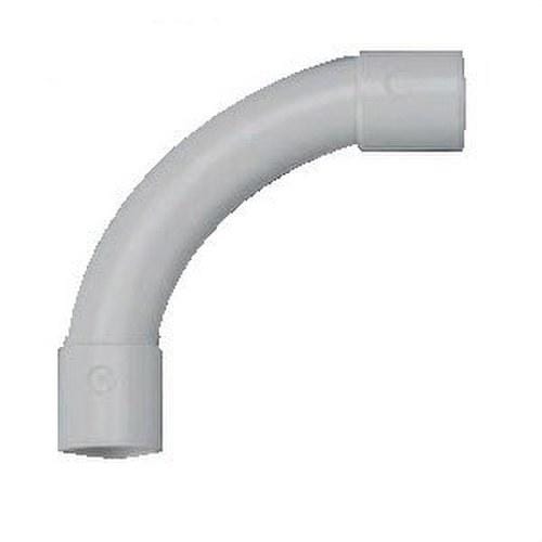 GAESTOPAS - Manguito unión curvado 90 PVC M25 gris