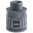 ERMA - Racor RQG-P diámetro 21,2 16 IP 68 negro