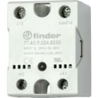 FINDER - Relé de estado sólido SERIE 77, 1 salida NA 40A, montaje en panel, 24V DC, salida 600V AC, tipo relé, conexión zero crossing (emb.1u)