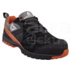 DELTA PLUS - Calzado de piel flor nobuck y malla de nylon S3 HRO SRC talla 39 negro / naranja