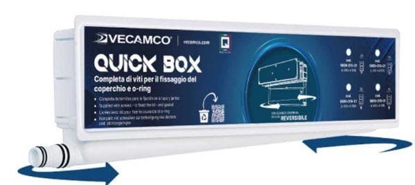 VECAMCO - Cajas de preinstalación FREE BOX 430x108x50 salida descarga horizontal reversible