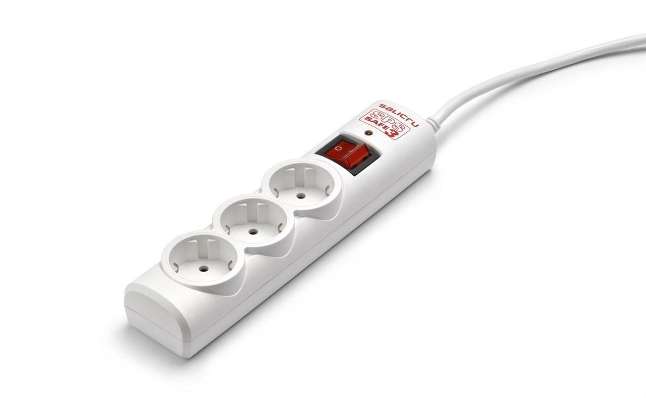 SALICRU - Regleta protectora SPS SAFE 3 tomas shuko