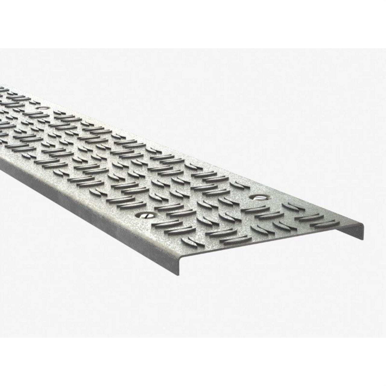 BASORCANAL - Tapa pisable TWT 200mm galvanizado sendzimir (GS)(Tramo 2m)