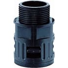 ERMA - Racor RQG1-P diámetro 13 9 IP 66 negro