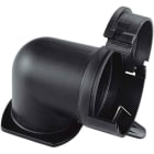 ERMA - Racor corrugado MULTI-WFP diámetro 70 negro