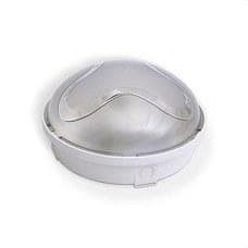 FANTON - Plafón redondo panda 60W blanco transparente