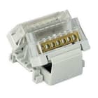FLEXAQUICK - Repartidor latón tetrapolar 125A espacio modulo 7