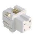ILME - Base conector ILME 4P 10A gris