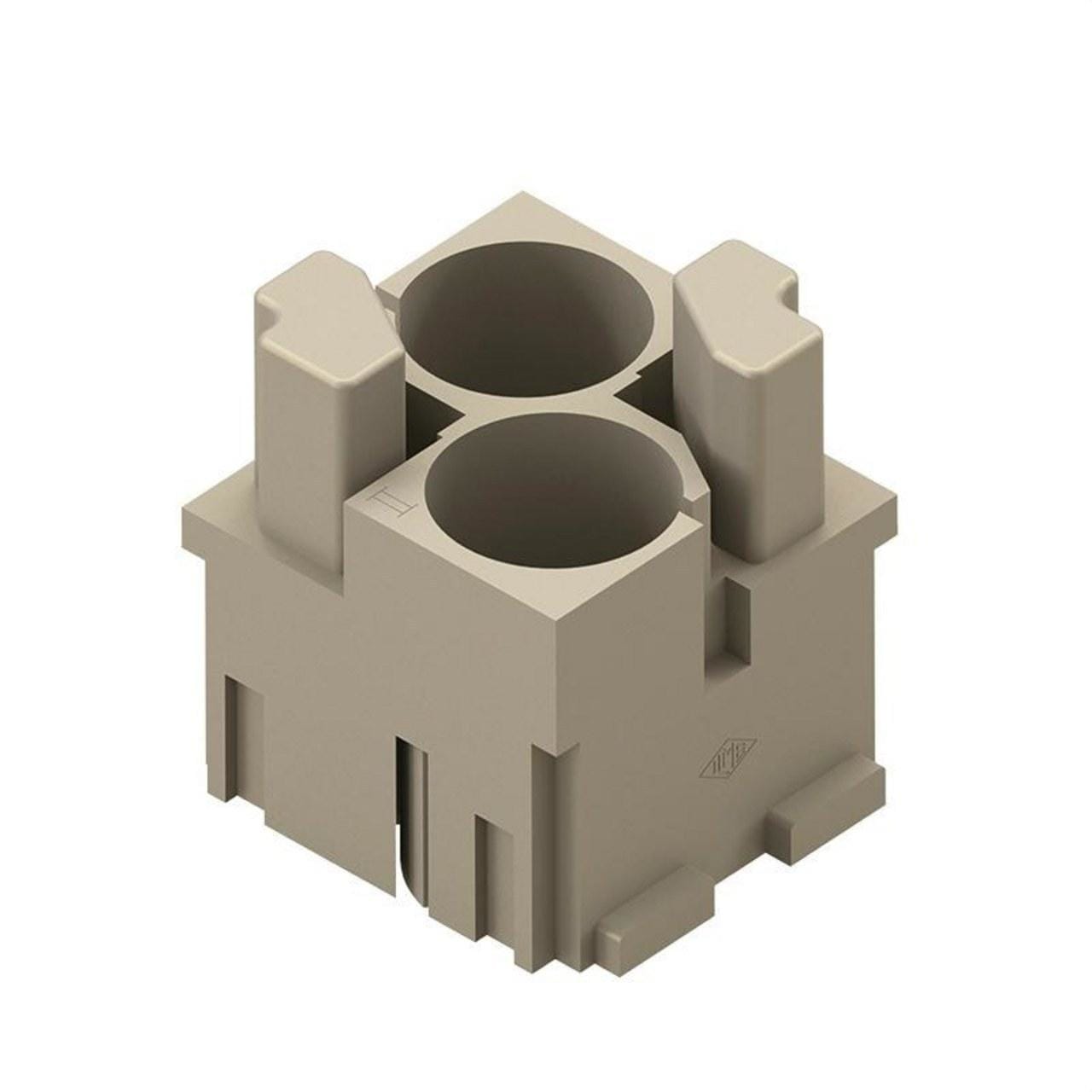 ILME - Soporte H 2 alojamientos para conector bus