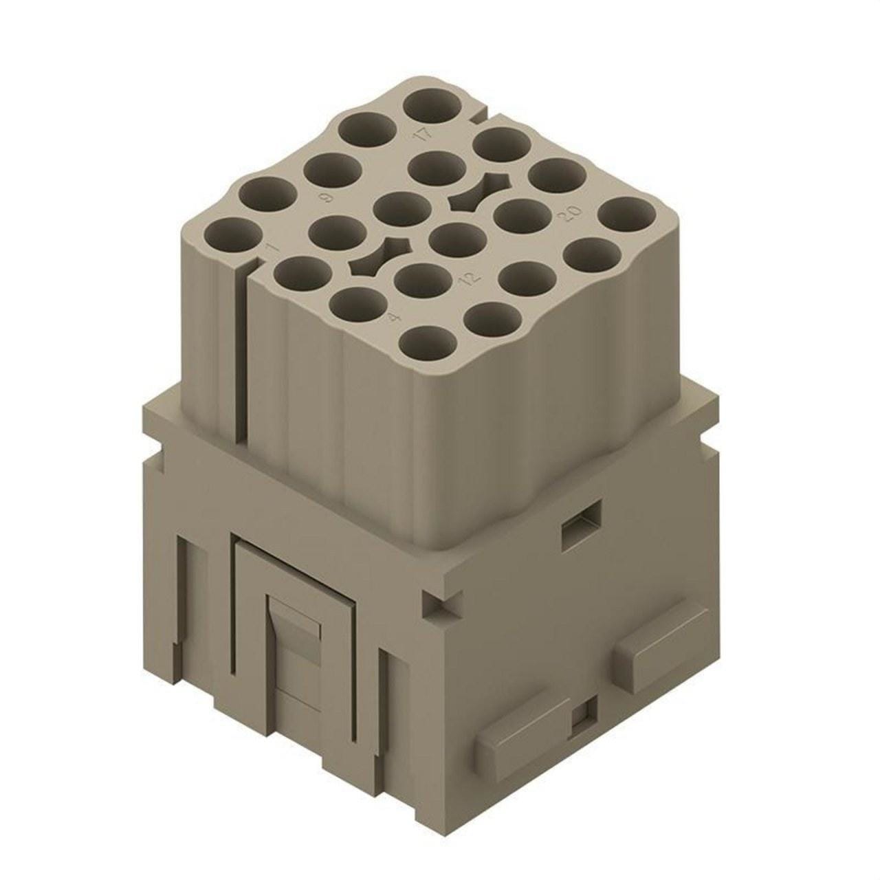 ILME - Soporte CX 16A 20P contacto M seccionador 0,5-4mm2 500V