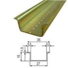 GAESTOPAS - Perfil omega F-84E-G reforzado liso galvanizado