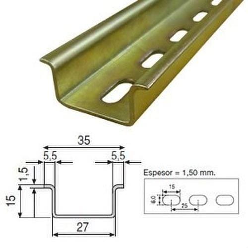 GAESTOPAS - Perfil omega reforzado perforado