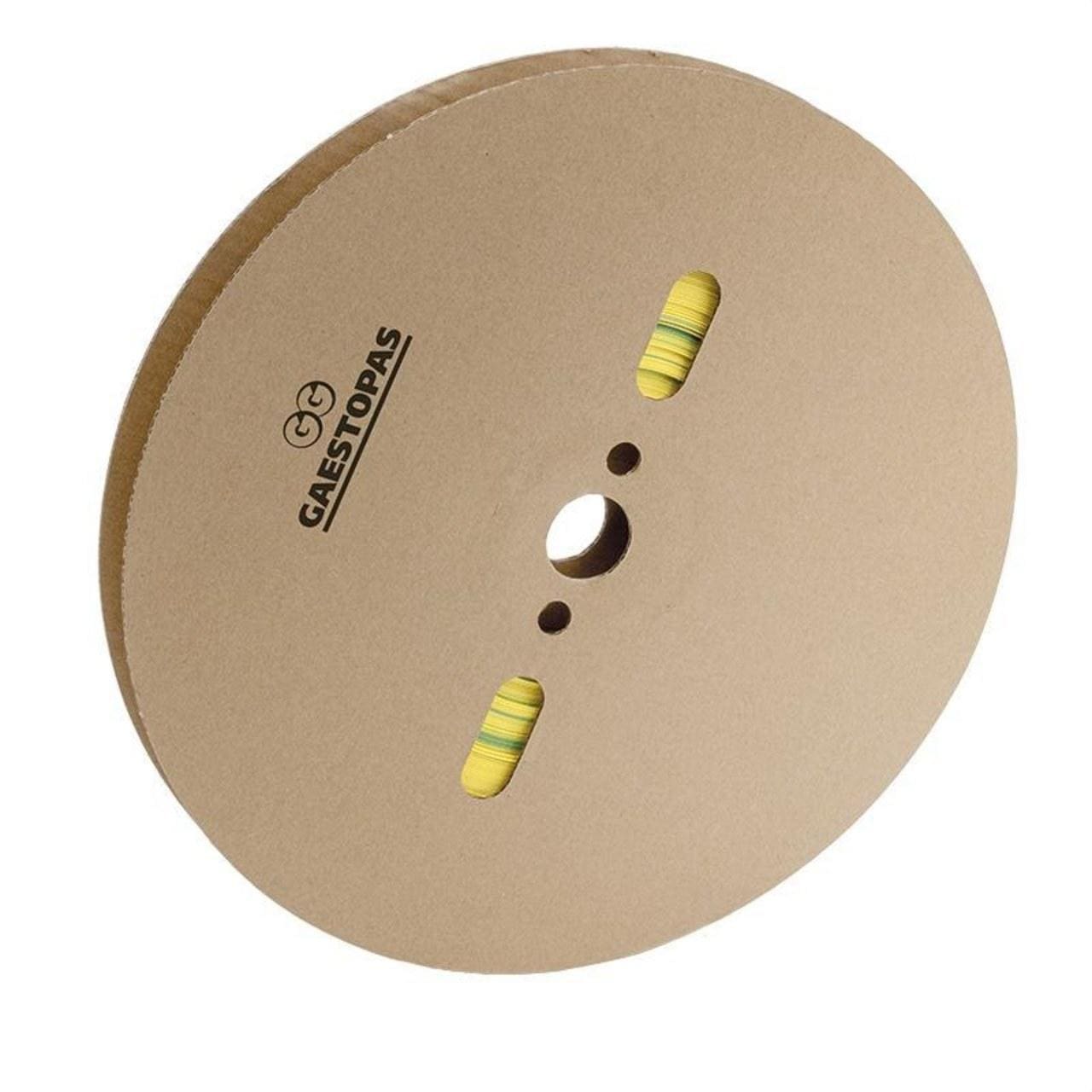 FLEXAQUICK - Tubo termorretractil 25,4mm amarillo Rollo