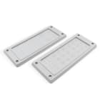 GAESTOPAS - Marco pasacables FL21 IP65 configurado gris