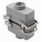 ILME - Conector prolongador CNZ salida vertical 10P+TT M25