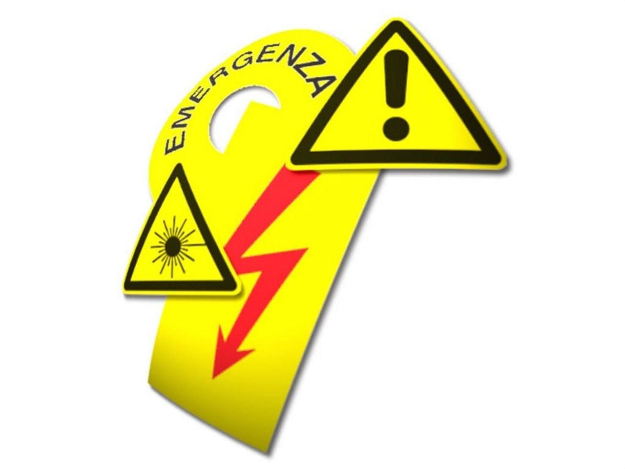 CEMBRE - Etiqueta de advertencia WST-TSW 0400HT008 110V 50mm